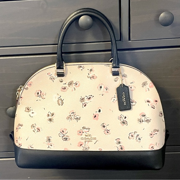 Coach Handbags - Coach Sierra Wildflower Floral Dome Satchel Hand Bag F37430